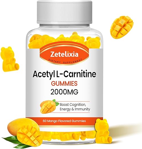 Zetelixia - Gomas de Acetil L-Carnitina 2000mg, Suplemento de L-Carnit   VigorLife