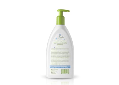 Loção Diária, Sem Fragrância, Não Alérgica, 500ml (Pack com 2), Embalagem Pode Variar - Babyganics