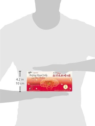 Prince Of Peace - Prince of Peace Beijing Royal Jelly com Pólen de Abelha, 30 Unidades – 100% Natural e Energizante