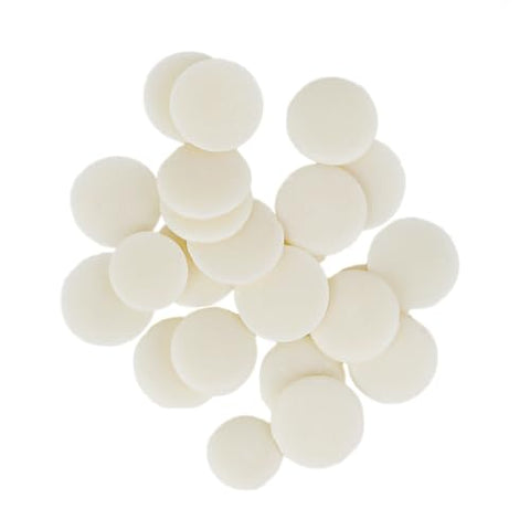 Manteiga de Cacau Crua Desodorizada Grau Alimentício | 100% Pura-Primeira Pressão | Base para Loção DIY, Creme Corporal, Gloss Labial. (16 Ounce Wafers Desodorizados) - Zatural