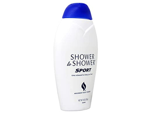 Shower To Shower - SHOWER TO SHOWER Pó Corporal Esportivo 8 oz (Pack com 6)