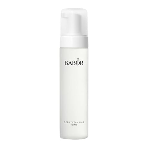Espuma de Limpeza Profunda, Limpador Facial Suave Remove Impurezas e Equilibra a Hidratação, Hidratante com Glicerina, Deixa a Pele Macia - BABOR