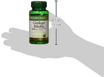 Nature's Bounty - Nature’s Bounty Ginkgo Biloba 120 mg 100 cápsulas (Pacote com 3) – Melhora a Memória e Concentração