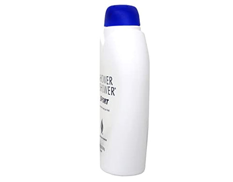 Shower To Shower - Pó Corporal Absorvente Esportivo, Frascos de 13-Ounce (Pack com 4)