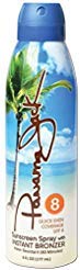 Protetor Solar Panama Jack Instant Bronzer – FPS 8, Antioxidante, Hidratante, PABA, Parabenos, Sem Glúten