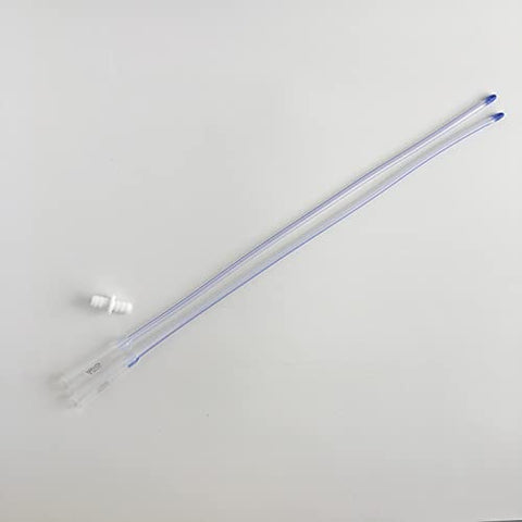 Purelife Enema - Purelife Tubos de Silicone para Enemas – 2 Unidades – Conector de Silicone Grátis – 16″ x 18FR – para Inserção Mais Profunda – Embalagem Individualmente Lacrada