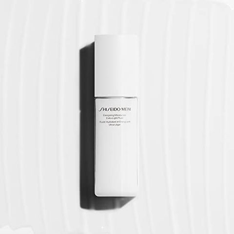 Shiseido Men Energizing Moisturizer Extra Light Fluid 100 mL – Reduz a aparência de linhas finas e opacidade