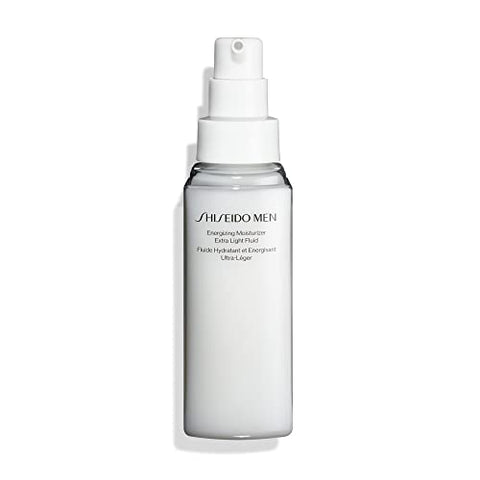 Shiseido Men Energizing Moisturizer Extra Light Fluid 100 mL – Reduz a aparência de linhas finas e opacidade