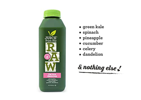 3-Day Juice Cleanse com Fusão de Coco por Juice From the RAW® – Sucos 100% Naturais e Preparados a Frio (18 Garrafas de 12 ml)
