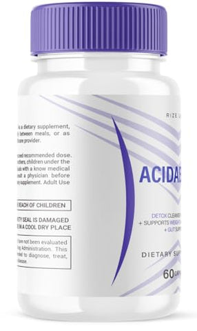 rize labs - Acidaburn Capsules – Fórmula Avançada para Perda de Peso Saudável – Estilo de Vida Ativo para uma Vida Melhor – Máxima Potência – Avaliações (60…)