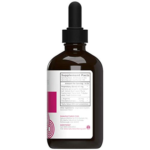 Libido Feminino Natural – Suplemento para Aumentar a Libido Feminina – 118 ml - Natural Wellbeing