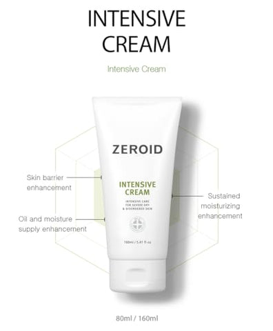 Intensive Cream – Cuidado Intensivo Dermocosmético Coreano para Pele Extremamente Seca – 50g - ZEROID