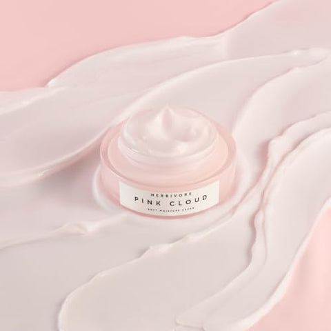 HERBIVORE Pink Cloud Hidratante Facial com Tremella Mushroom – Vegano, Livre de Crueldade – Hidratação e Volume para a Pele