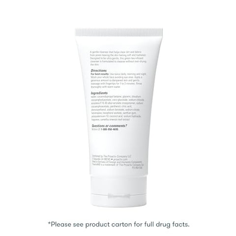 MD Ultra Gentle Face Cleanser – Limpeza Facial Diária para Pele Sensível, Suave e Revigorante com Chá Verde – 180 ml - Proactiv