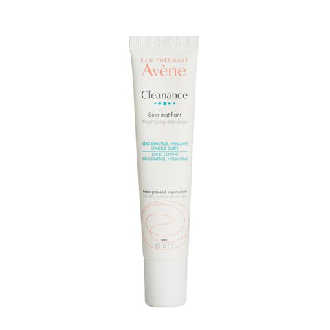 Eau Thermale Avène – Loção Emulsão Matificante Cleanance – Acabamento Matte – Hidratação 24 Horas para Pele Oleosa e Propensa a Imperfeições – 40 ml (1 unidade)