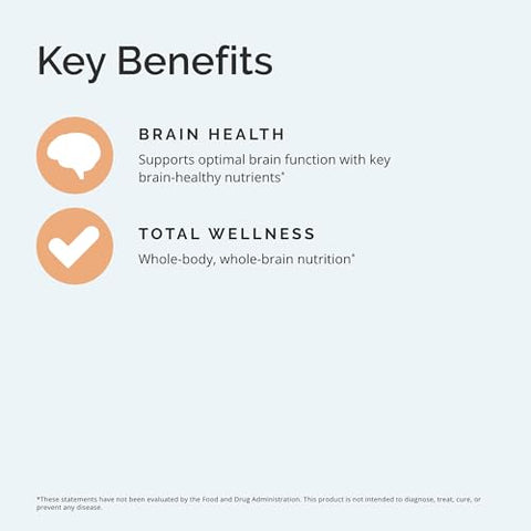 BRAINMD - BrainMD Brain Boost, Barra de Proteína Vegana de Chocolate Amargo e Amêndoas – 10 Barras de Proteína à Base de Plantas – Sem Glúten, Amigável ao Keto