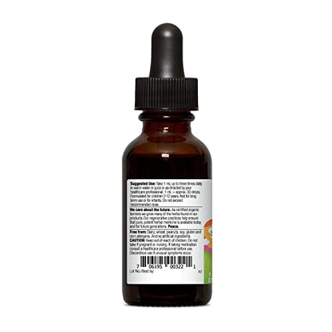 Oregon's Wild Harvest - Oregon’s Wild Harvest – Echinacea Infantil Orgânico de Framboesa, 30ml