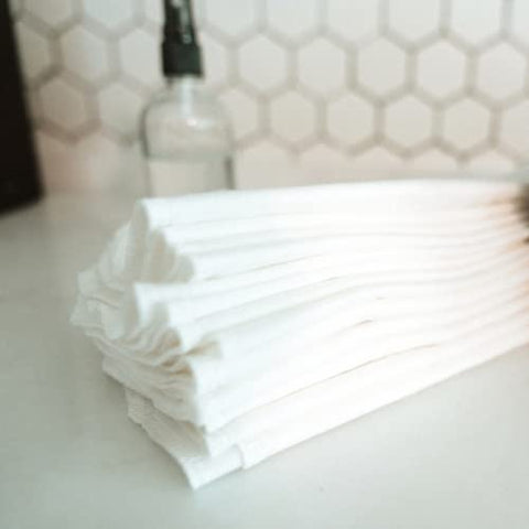 Nora's Nursery - Nora’s Nursery – Lenços Reutilizáveis para Bebê, Lenços de Pano Laváveis, 25 Folhas em um Pacote de Lenços de Pano para Bebê, Lenços Reutilizáveis 100% Algodão