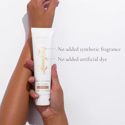 Loção Bronzeadora Pura Média 97% Orgânica – Autobronzeador sem Sol - Loving Tan