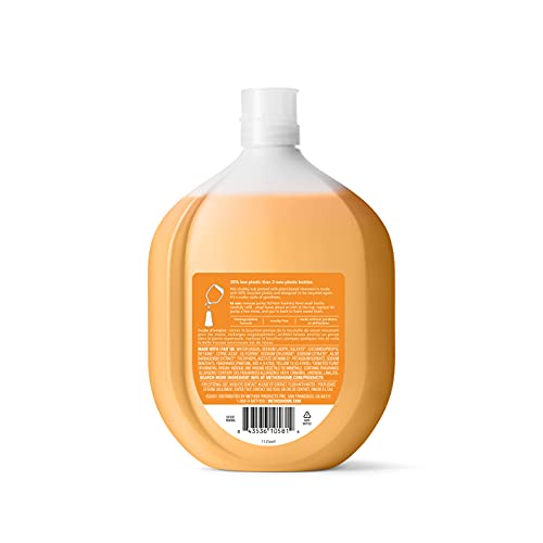 Recarga de Sabonete Líquido para as Mãos Method, Laranja e Gengibre, Frasco Reciclável, Fórmula Biodegradável, 828 ml (Pacote com 4)