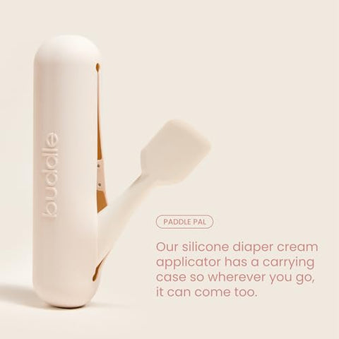 Buddle - BUDDLE Paddle Pal – Aplicador de Creme para Assaduras de Fraldas – Feito com Silicone Livre de BPA – Espátula para Creme de Assaduras para uma Aplicação Suave