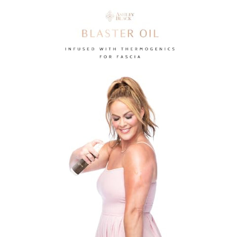 FasciaBlaster - Óleo Blaster por Ashley Black – Use com FasciaBlasting para Resultados Máximos – Óleo Queima Gordura Blaster e Arnica Calmante e Firmadores de Pele para Pós FasciaBlasting (Óleo)