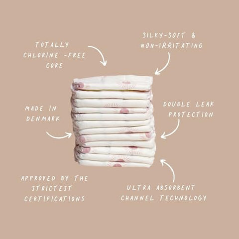JOONYA - Fraldas Joonya Baby, Tamanho 4 L (7-14 kg) – 1 Pacote com 25 – Nova Linha – Não Tóxicas, Eco-Friendly, Ultrafinas, Uso Noturno – Fabricadas na Dinamarca