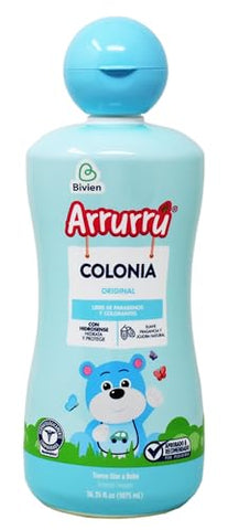 SOL DE ORO - Arrurru Cololia Azul 1075ml – Shampoo Suave para Bebês – Cuidado e Higiene Infantil