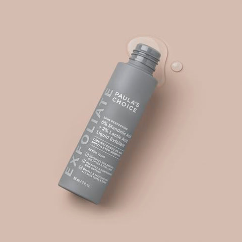 Paula's Choice - Paula’s Choice Ácido Mandélico 6% + Ácido Lático 2% – Esfoliante Diário AHA Suave para Descoloração e Textura Irregular – 30ml