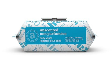 Lenços Umedecidos para Bebês, Sem Perfume, Hipoalergênicos, 810 Unidades, Embalagens Flip-Top, Pacote com 9 – Compre Agora! - Amazon Elements