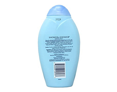 Shower To Shower - Shower to Shower Pó Corporal Absorvente, Frescor Matinal com Lavanda, Frascos de 13 ml (Pack com 4)