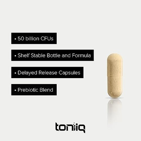 Probiótico Lactobacillus Reuteri 50 Bilhões CFU – 60 Cápsulas Vegetarianas - Toniiq