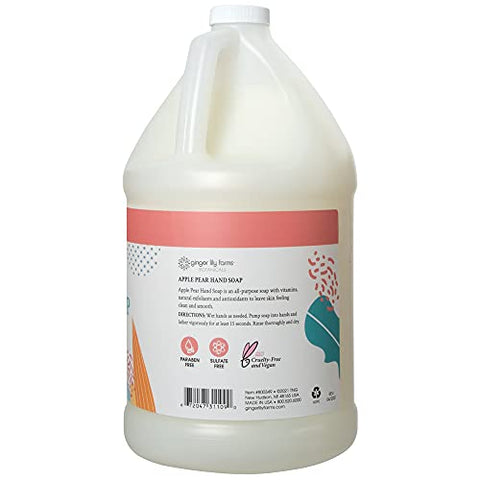 Recarga de Sabonete Líquido para as Mãos Ginger Lily Farms Botanicals, 100% Vegano – 500ml