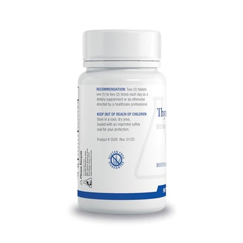 Thyrostim™ – Suporte Endócrino, Equilíbrio Hormonal da Tireoide, T3, T4. Suporte à Glândula Tireoide, Acelera o Metabolismo, Auxilia na Digestão. Suporte ao Sistema Nervoso 90 Comprimidos - Biotics Research