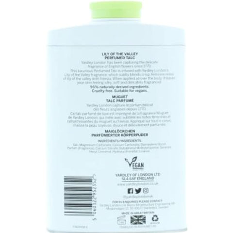 LiteZout - Yardley 200g Talco Lírio do Vale (2 Pacotes), por Litzout