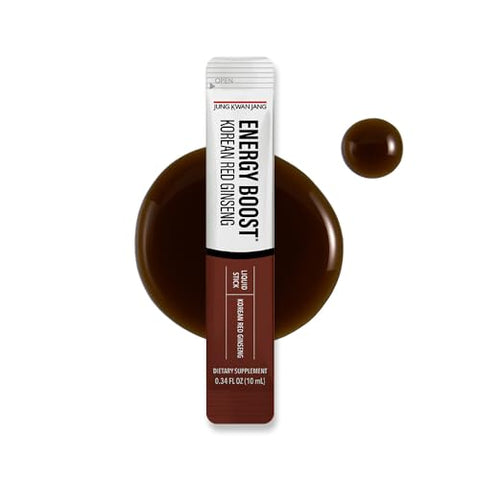 JUNG KWAN JANG - JungKwanJang Ginseng Vermelho Coreano (1000mg) Energia Extração em Bastões, 30 Unidades