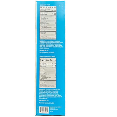 Generic - (14 PACK) BUIL.T Barras de Proteína de Colágeno – 7 Bolinhas de Massa de Brownie 7 Bolinhas de Coco Xalez Cartão de Agradecimento