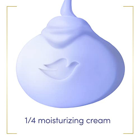 Sabonete em Barra Dove Beauty Gentle Cleanser Hidrata e Acalma a Pele – Barra de Creme Suave Anti-Stress com 1/4 de Creme Hidratante 105g 14 Unidades