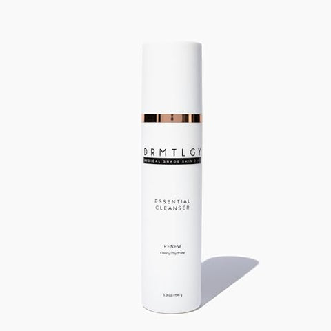 Essential Facial Cleanser – Limpeza Facial Suave para Mulheres e Homens com Peptídeos Anti-Envelhecimento  DRMTLGY - DRMTLGY