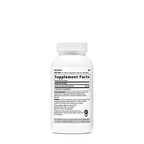 Quercetina 500mg – 60 Cápsulas (60 Porções) | Comprimidos | Saúde e Bem-Estar - GNC