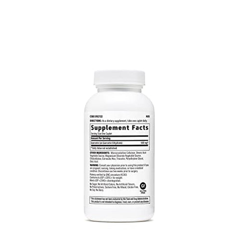 Quercetina 500mg – 60 Cápsulas (60 Porções) | Comprimidos | Saúde e Bem-Estar - GNC
