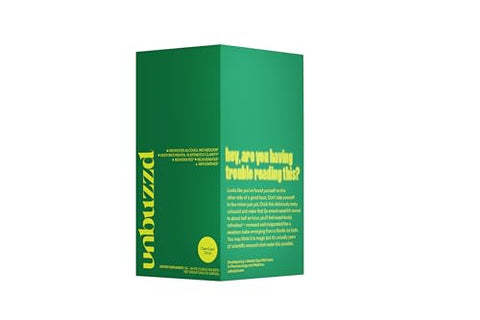 unbuzzd - Clear-Eyed Citrus | 18 Sticks em Pó | Suporte Pós-Consumo Saboroso | DHM (Dihidromiricetina), Eletrólitos, Vitaminas, Cardo Mariano | Metabolismo, Alerta, Hidratação Rápida