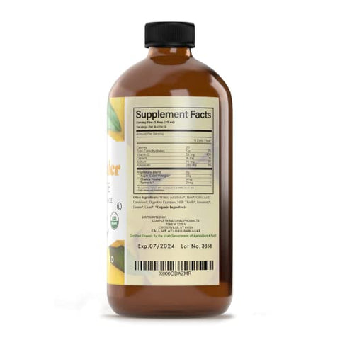 Complete Natural Products - Gallbladder Complete 240ml Concentrado Líquido Orgânico – Vinagre Digestivo Amargo – Marca Gallbladder Complete