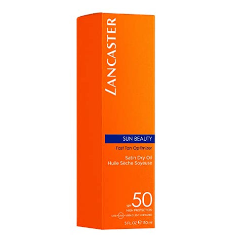 Sun Beauty Óleo Seco Bronzeador Rápido SPF 50, 150 ml - Lancaster