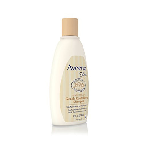 Aveeno Baby - Aveeno Shampoo Suave para Bebês, Condicionador, 12 Ounce (Pack de 2) – Cabelos Macios e Saudáveis