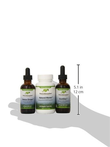 Natural Moves, EcoSlim e Detox Drops UltraPack – Remédios Naturais para Melhorar a Saúde Digestiva e Perda de Peso - Native Remedies
