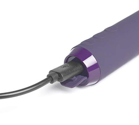 Je Joue - Vibrador Clássico com Capa de Dedo, Potente, Silencioso, Recarregável via USB, À Prova d’Água, Silicone Médico 100%% – Roxo