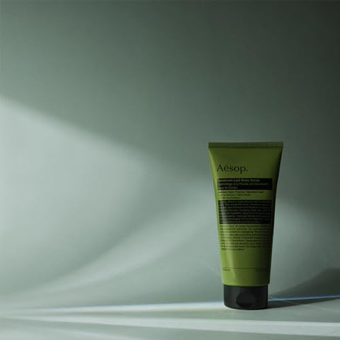 Geranium Leaf Body Scrub – Esfoliante Revigorante para uma Pele Lisa e Hidratada – 6.2 oz (185 ml) - Aesop