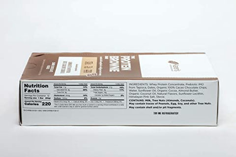Karen's Transformation Superfood Bars - Barra de Brownie Proteico 12 unidades | Chocolate Amargo | Sem Glúten | Não-OGM | Paleo | 13g Proteína | Envio em 2 Dias