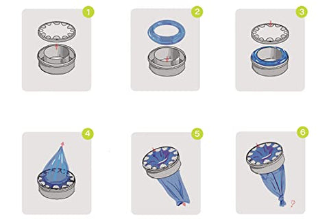 Generic - Refis de sacos para lixeira de fraldas compatíveis com Lixeiras Diaper Genie – Pacote com 9 unidades (CL01ZHY)